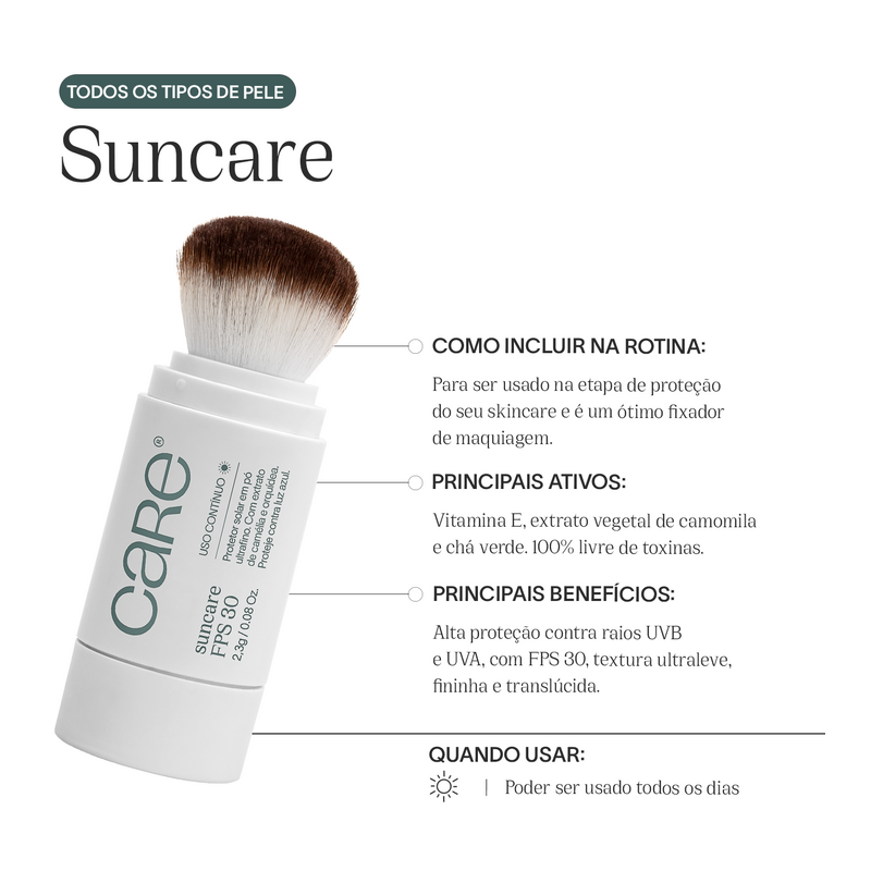 Protetor Solar em Pó | SunCARE Powder FPS 30