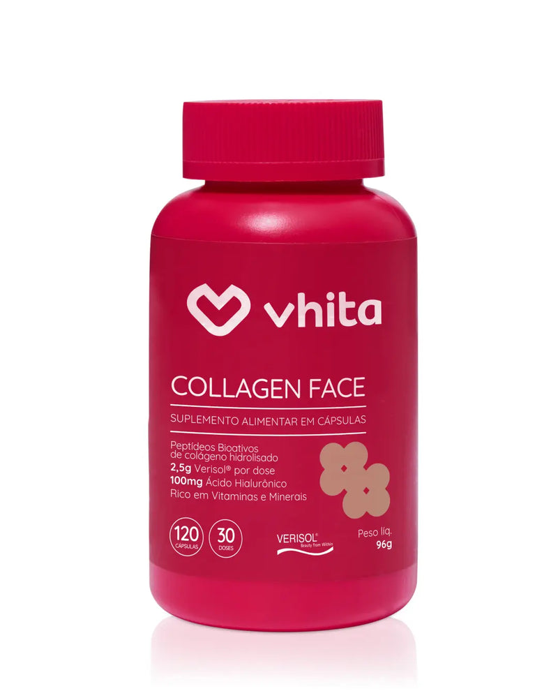 Collagen Face Colágeno Hidrolisado Verisol com Ácido Hialurônico e Vitaminas Antioxidantes