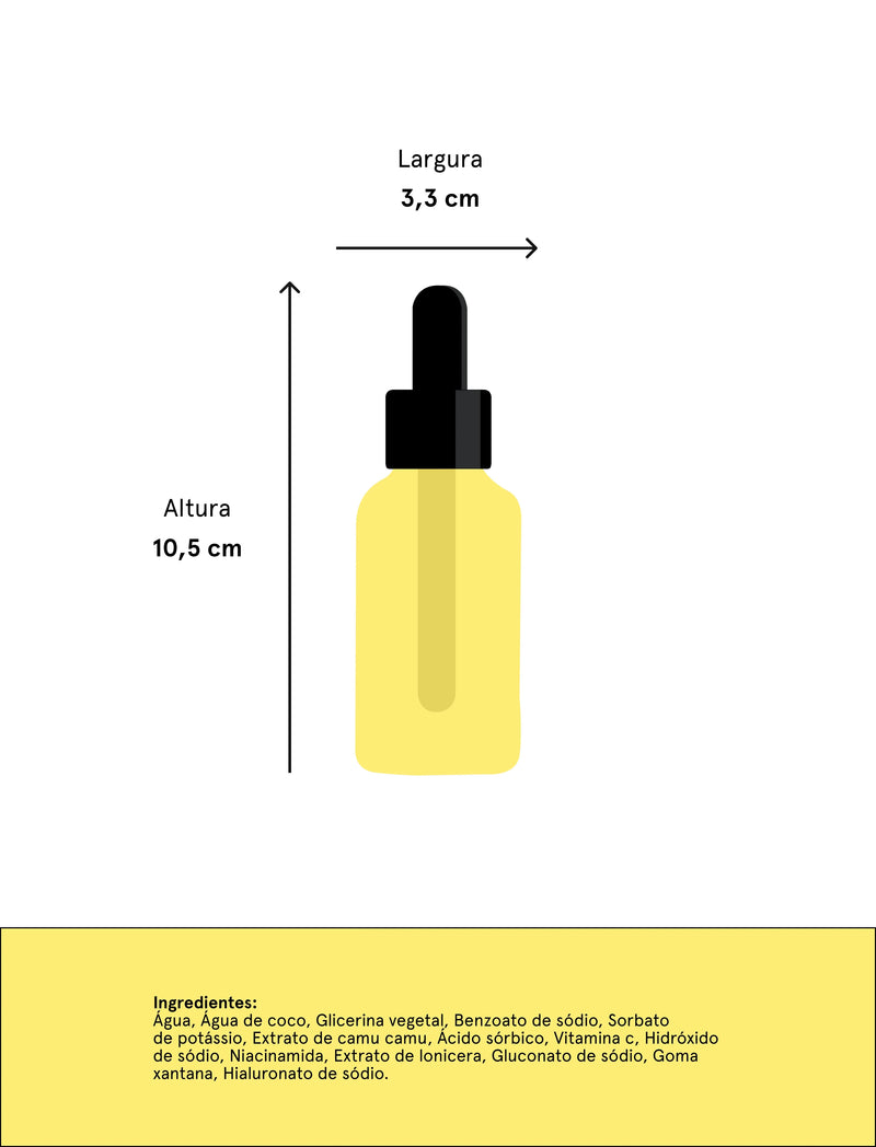 Sérum de Vitamina C 10% + Camu Camu + Niacinamida