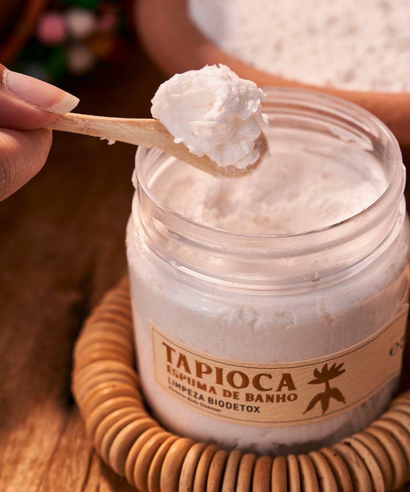 Tapioca Espuma de Banho Limpeza Biodetox